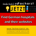 Find German hospitals and their websites